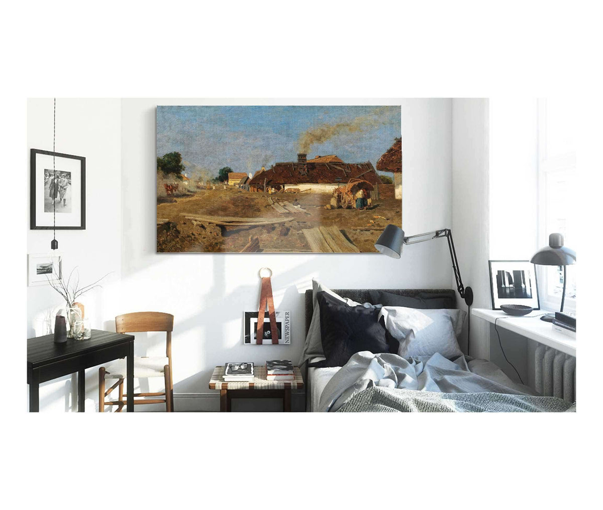 A Village Road In Szolnok by Tina Blau