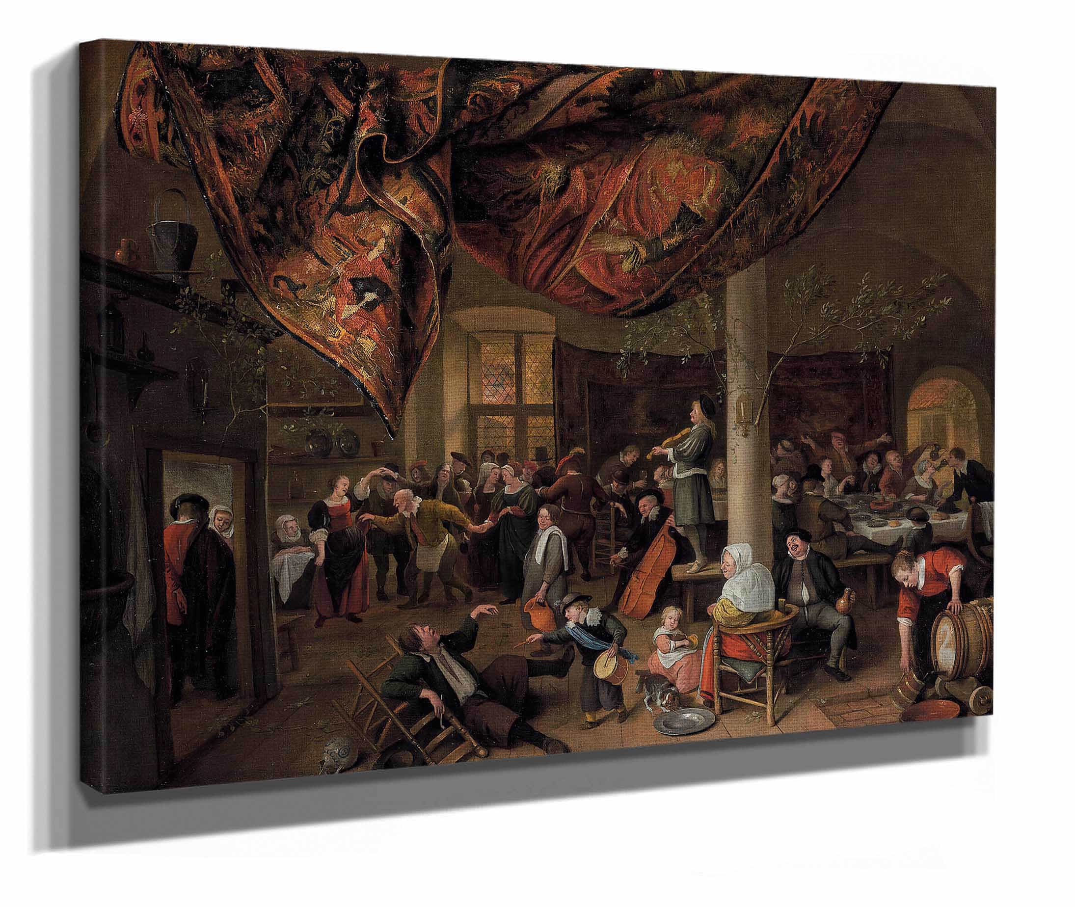 A Village Wedding by Jan Steen