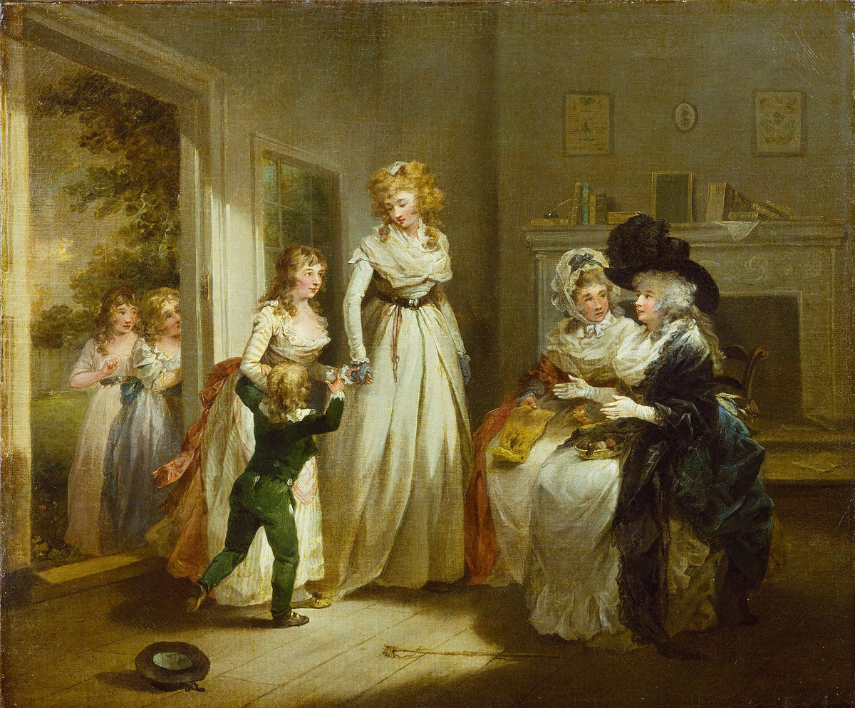 A Visit To The Boarding School by George Morland