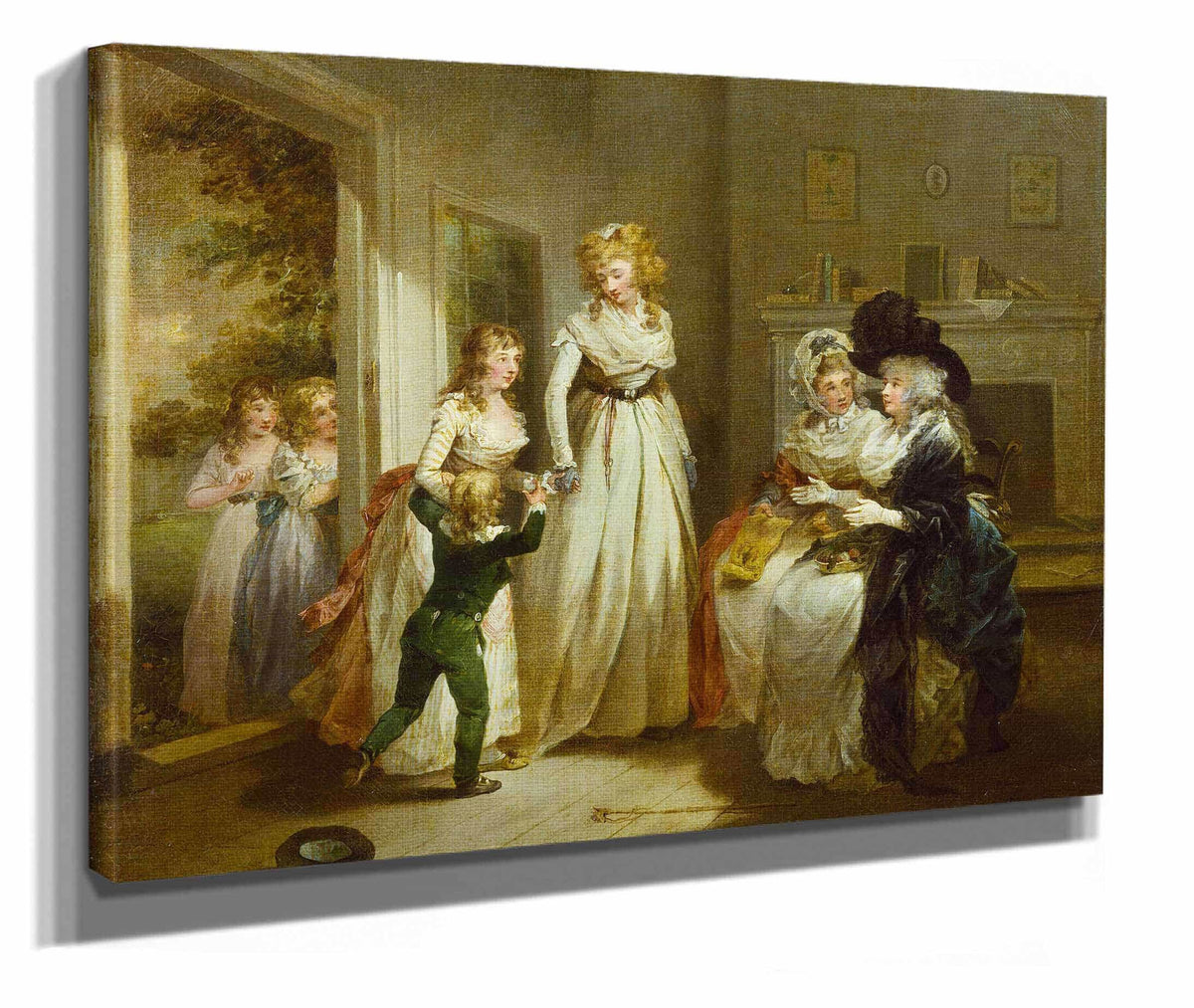 A Visit To The Boarding School by George Morland