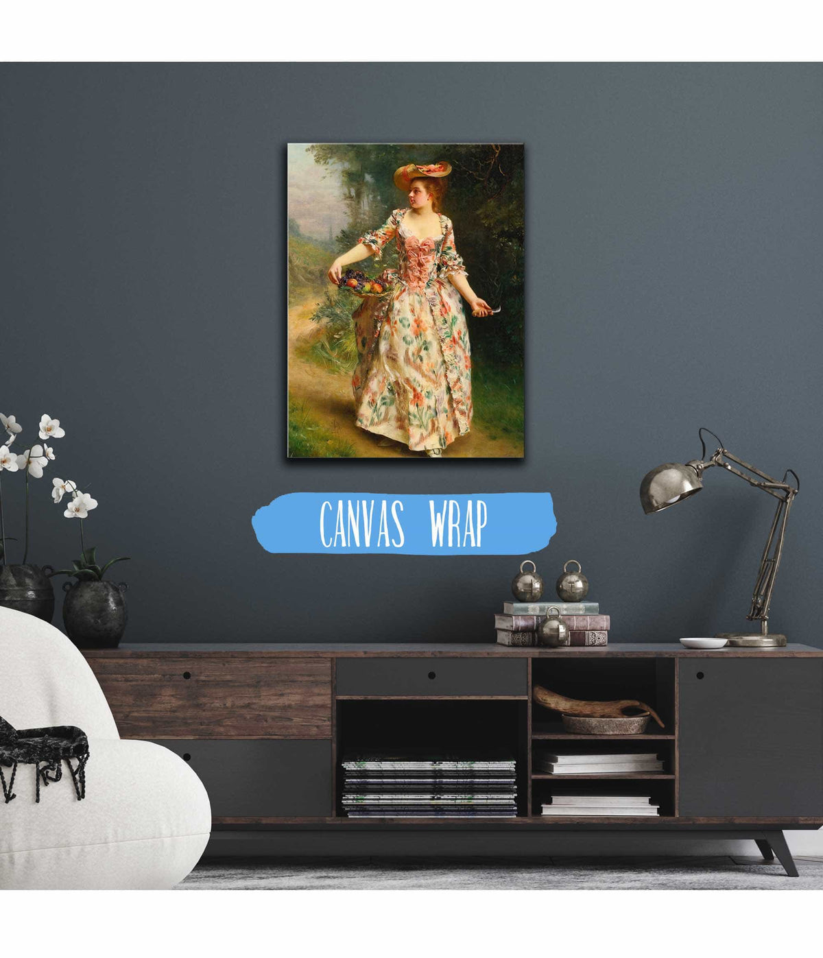 A Walk In The Park by Gustave Jean Jacquet