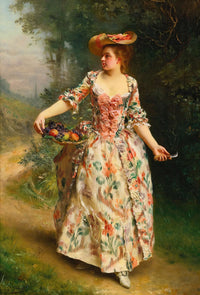 A Walk In The Park by Gustave Jean Jacquet