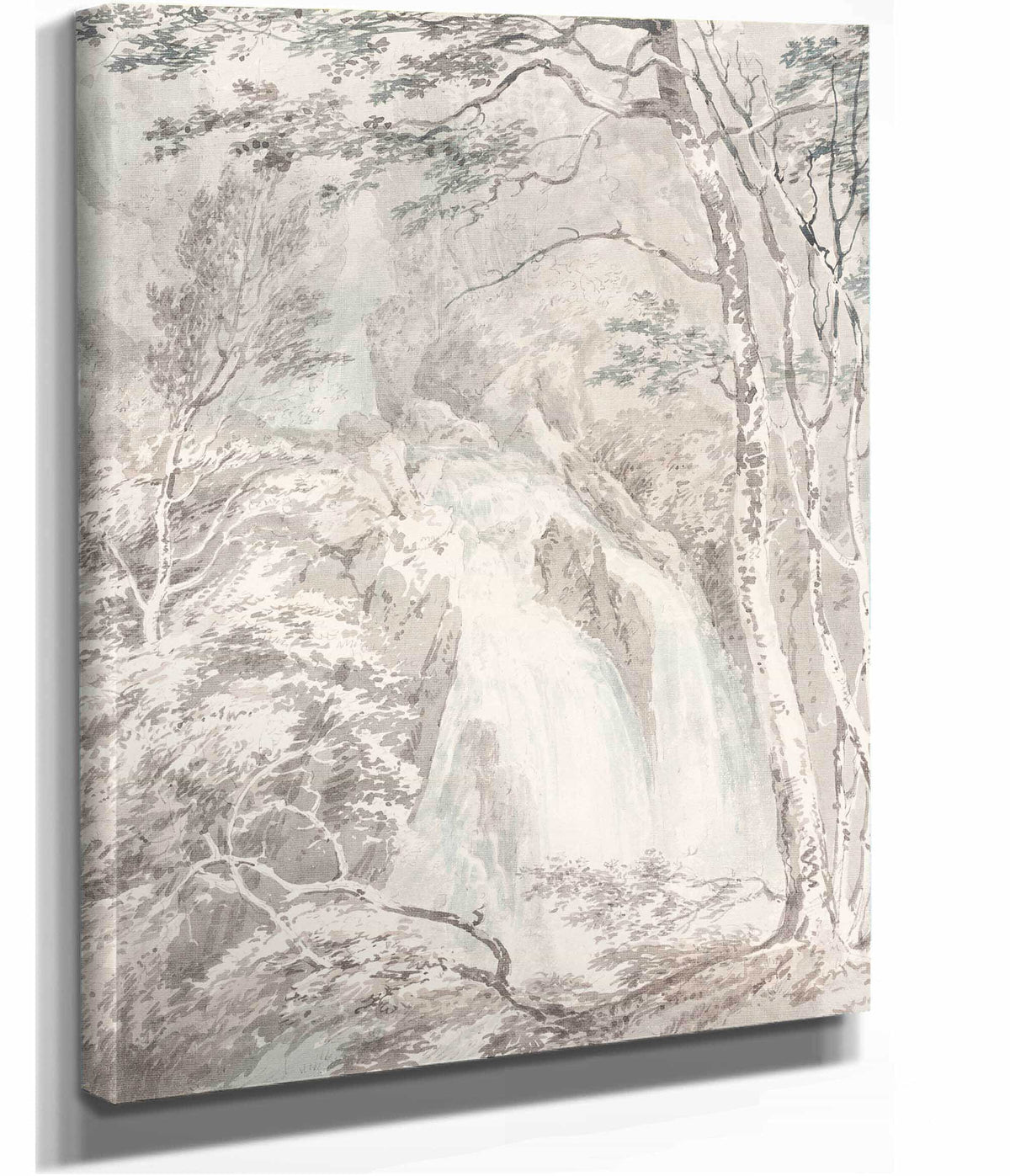 A Waterfall by Joseph Mallord William Turner