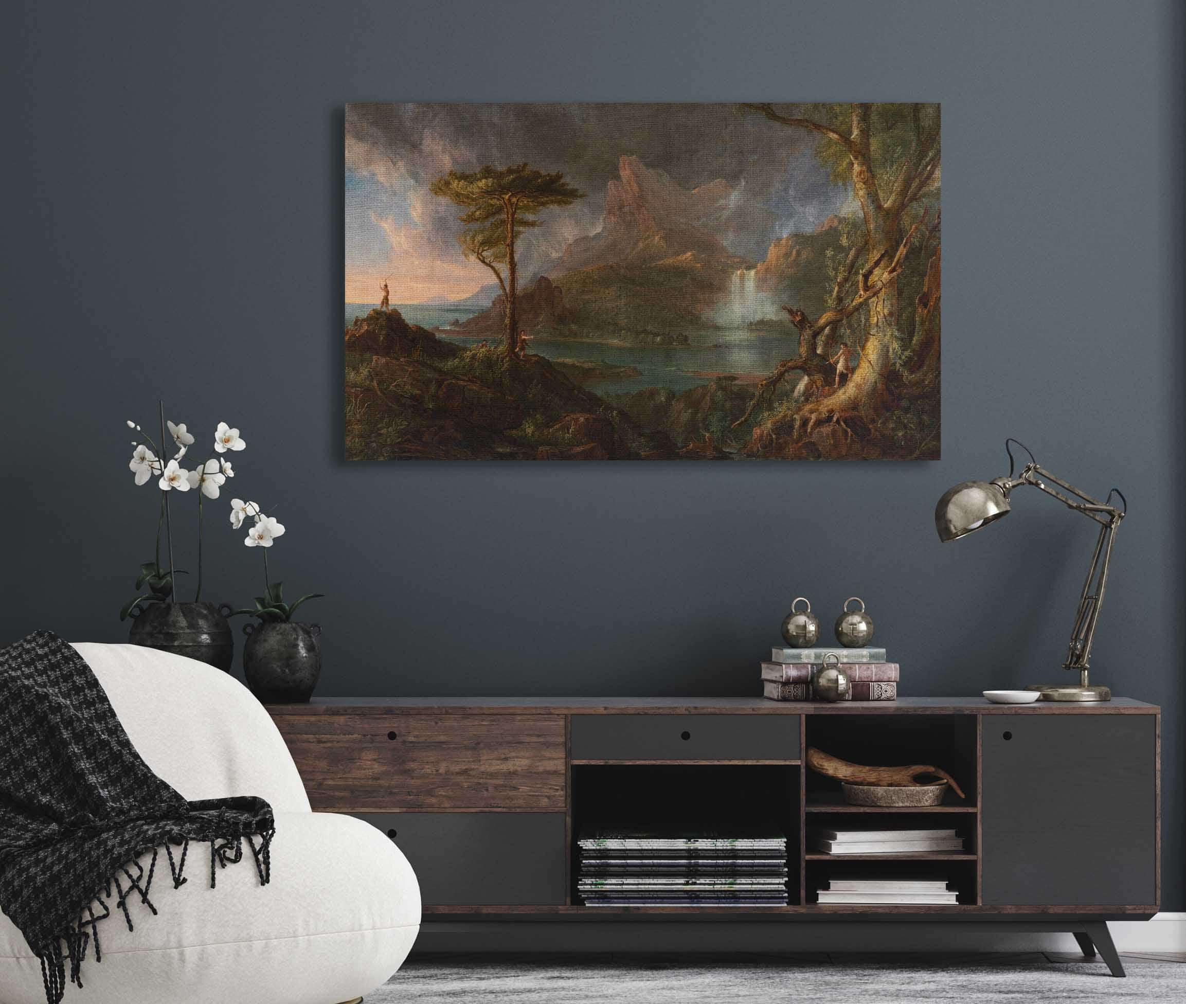 A Wild Scene Between And by Thomas Cole