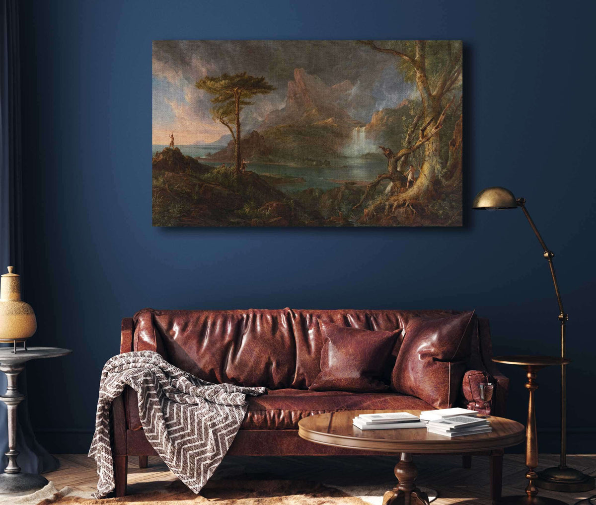 A Wild Scene Between And by Thomas Cole