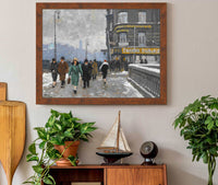 A Winter Street by Paul Fischer