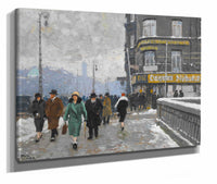 A Winter Street by Paul Fischer