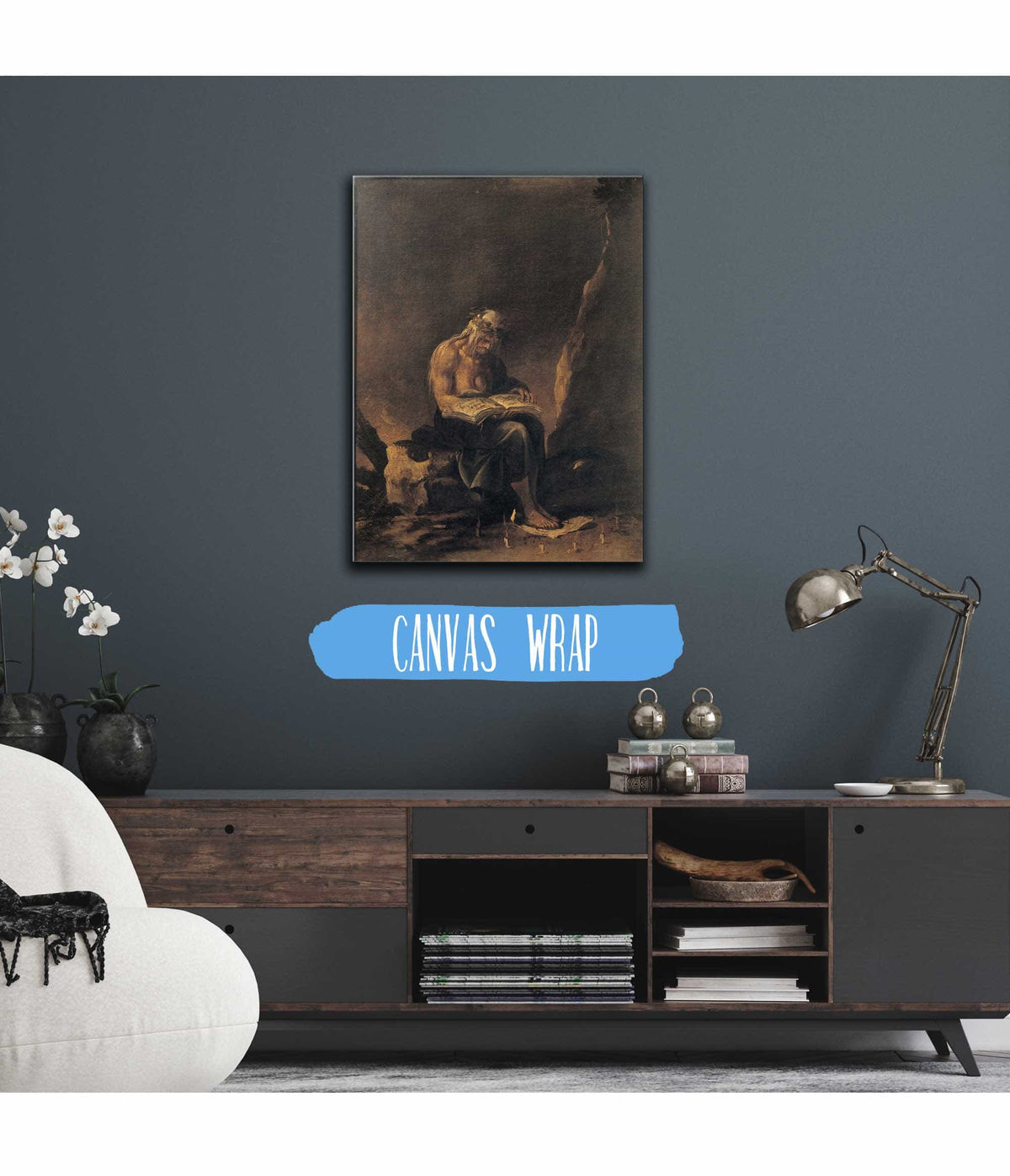 A Witch by Salvator Rosa