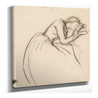 A Woman Bowed In Grief by Sir John Everett Millais