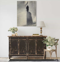 A Woman Fishing by Georges Seurat