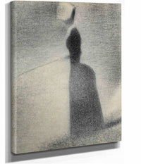 A Woman Fishing by Georges Seurat