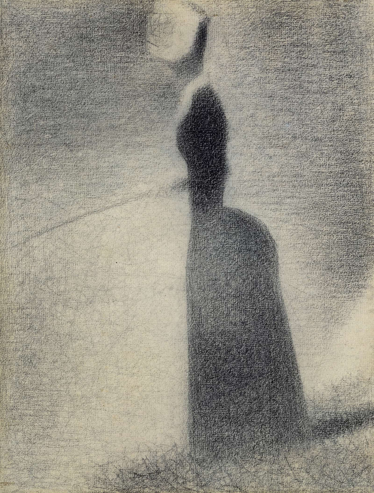 A Woman Fishing by Georges Seurat