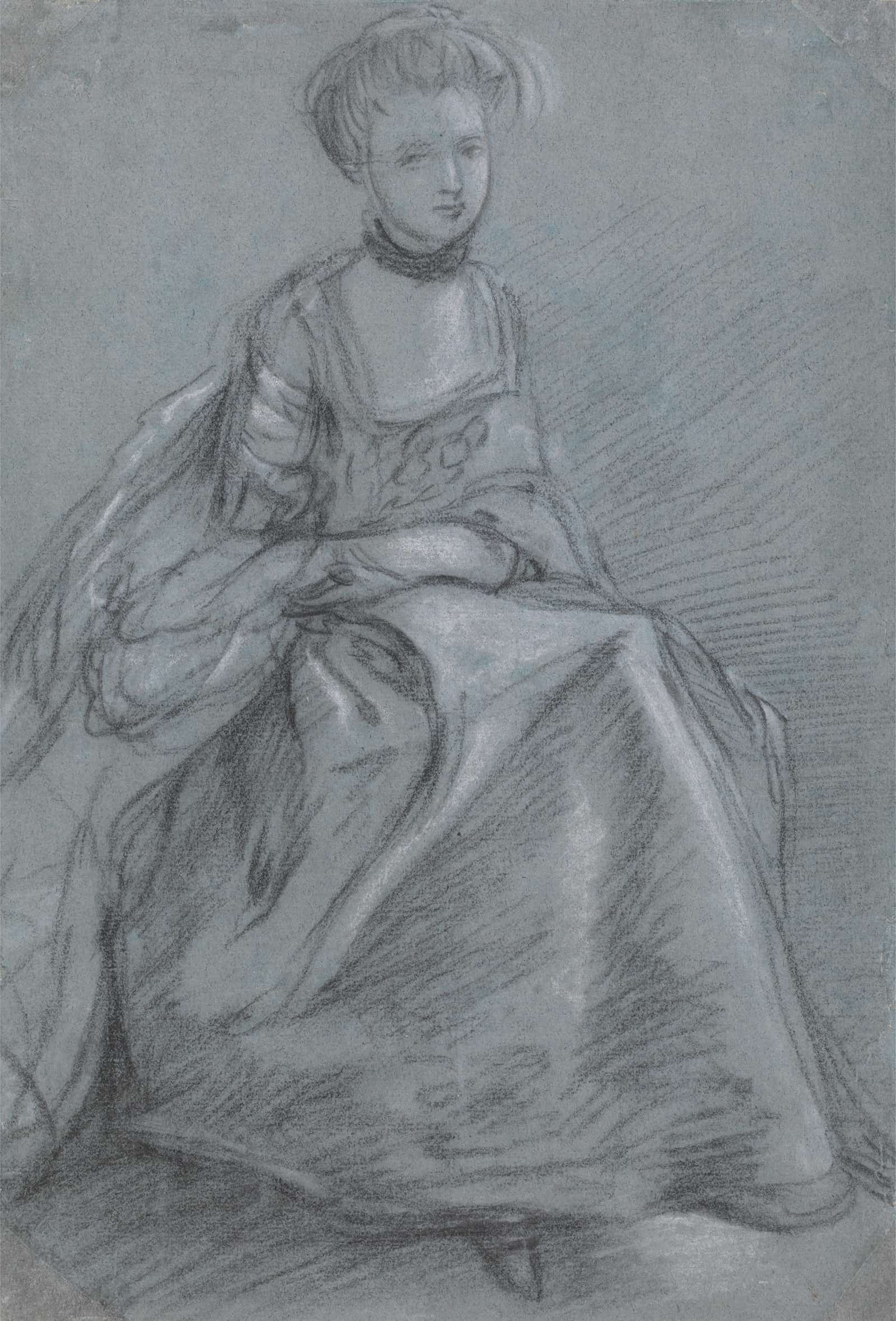 A Woman Seated by Thomas Gainsborough