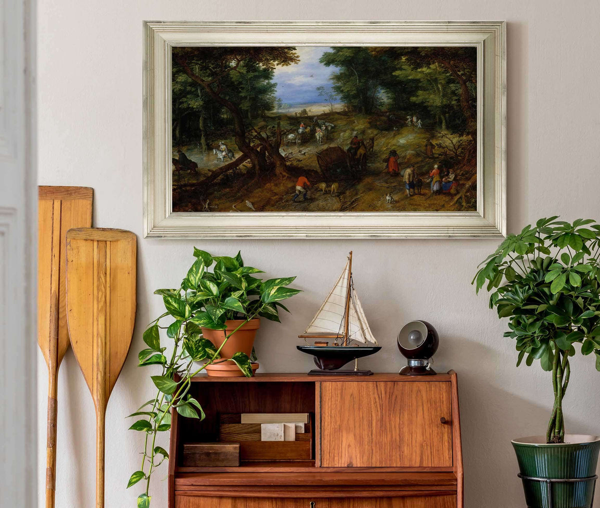 A Woodland Road With Travelers by Jan Brueghel The Elder