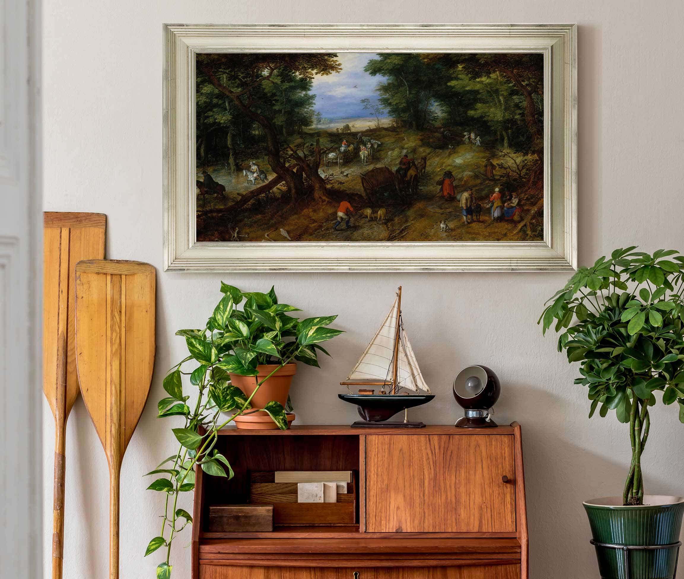 A Woodland Road With Travelers by Jan Brueghel The Elder