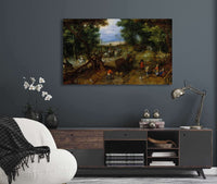 A Woodland Road With Travelers by Jan Brueghel The Elder