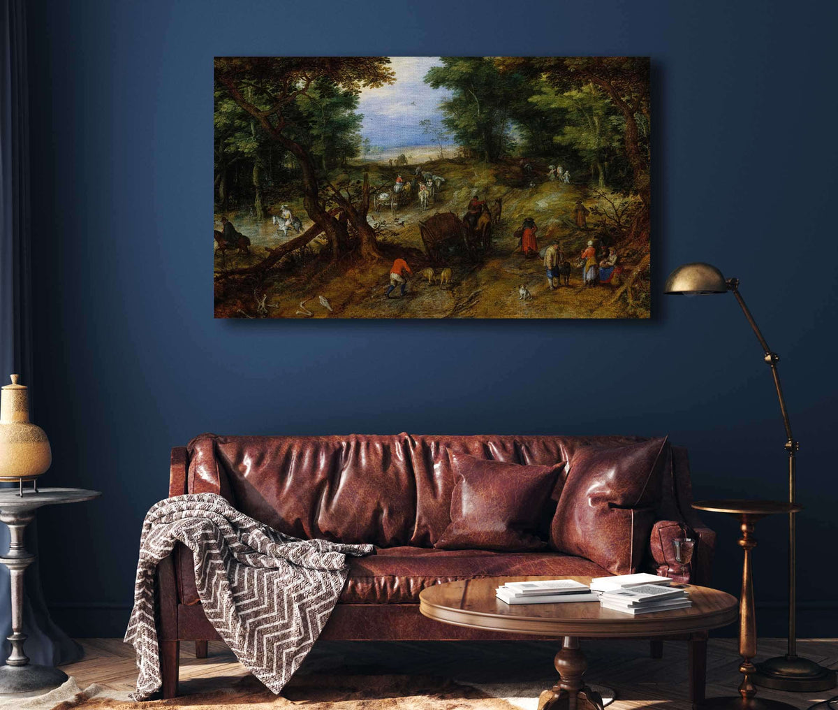 A Woodland Road With Travelers by Jan Brueghel The Elder