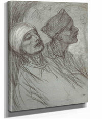 A Wounded Soldier And His Comrade by Theophile Alexandre Steinlen