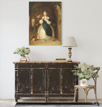 A Young Woman Plaiting Her Hair by William Powell Frith