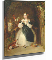 A Young Woman Plaiting Her Hair by William Powell Frith