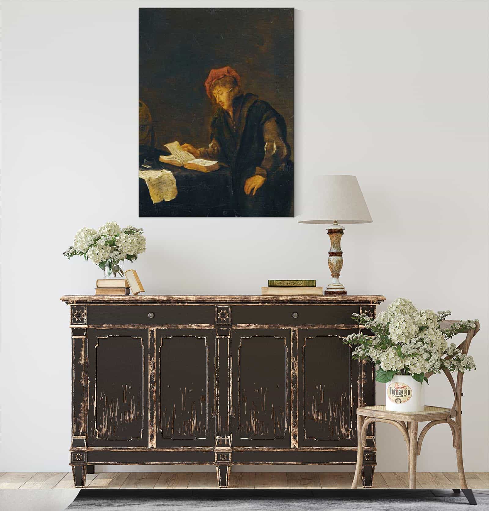 A Youth Reading by Jan Steen