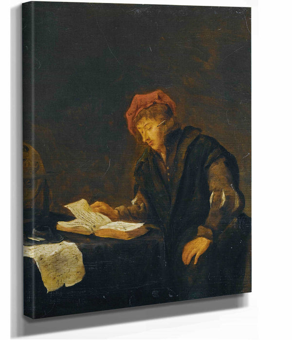 A Youth Reading by Jan Steen