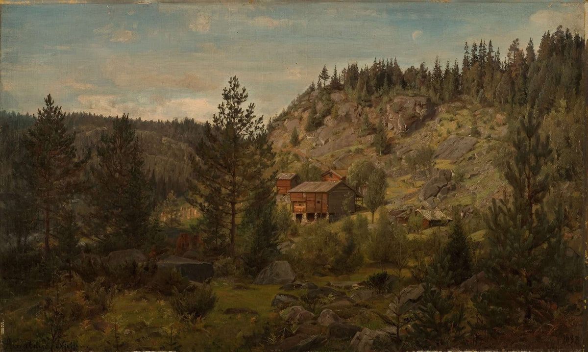 Aadal Vinje Telemark By Amaldus Nielsen