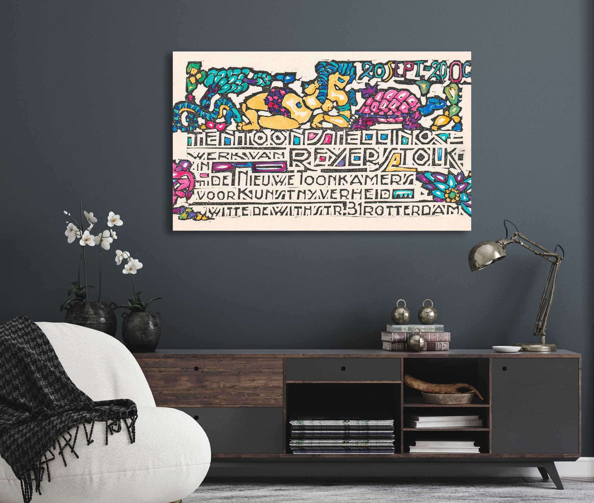 Aankondiging Van Een Tentoonstelling Van Reijer Stolk In Rotterdam by Reijer Stolk