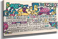 Aankondiging Van Een Tentoonstelling Van Reijer Stolk In Rotterdam by Reijer Stolk