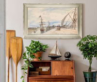 Aanlegsteiger Te Honfleur by Johan Barthold Jongkind