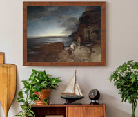 Abend An Der Kuste by Oswald Achenbach