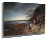 Abend An Der Kuste by Oswald Achenbach