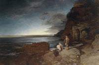 Abend An Der Kuste by Oswald Achenbach