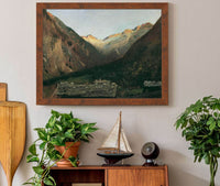 Abend In Der Prossau Bei Gastein by Anton Romako