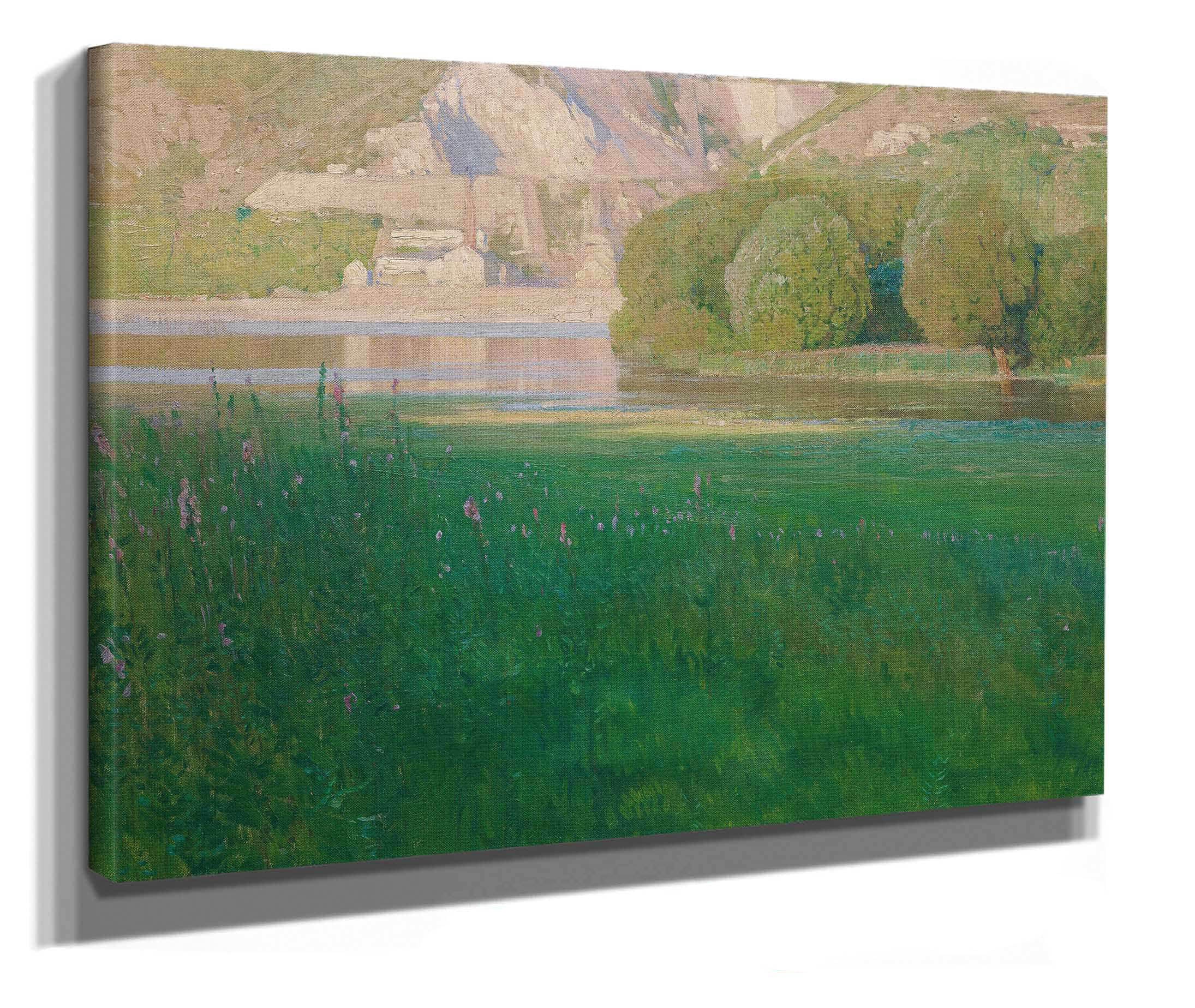 Abenddammerung Steinbruch An Der Donau by Carl Moll