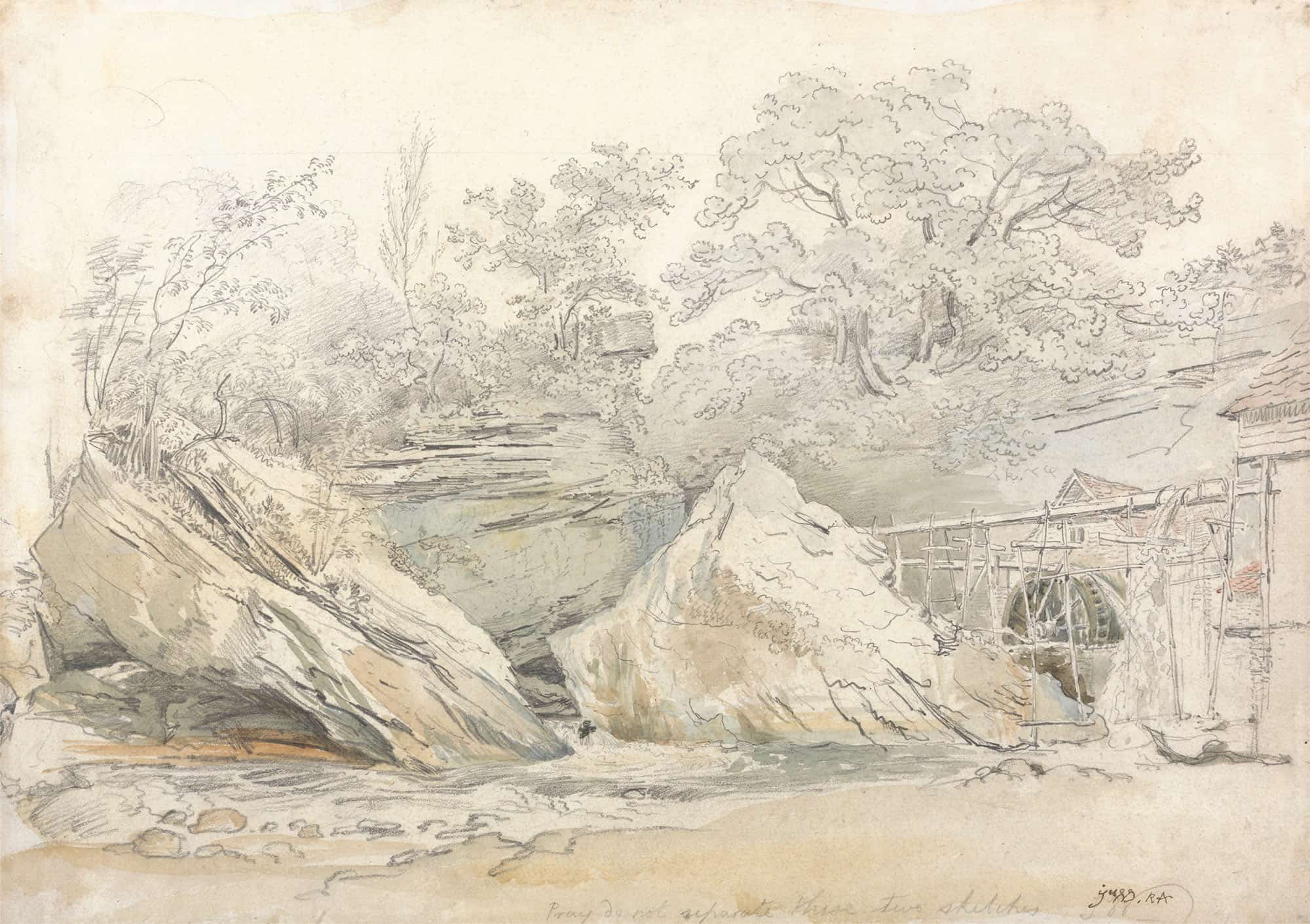 Aberdulais Mill Glamorganshire by James Ward