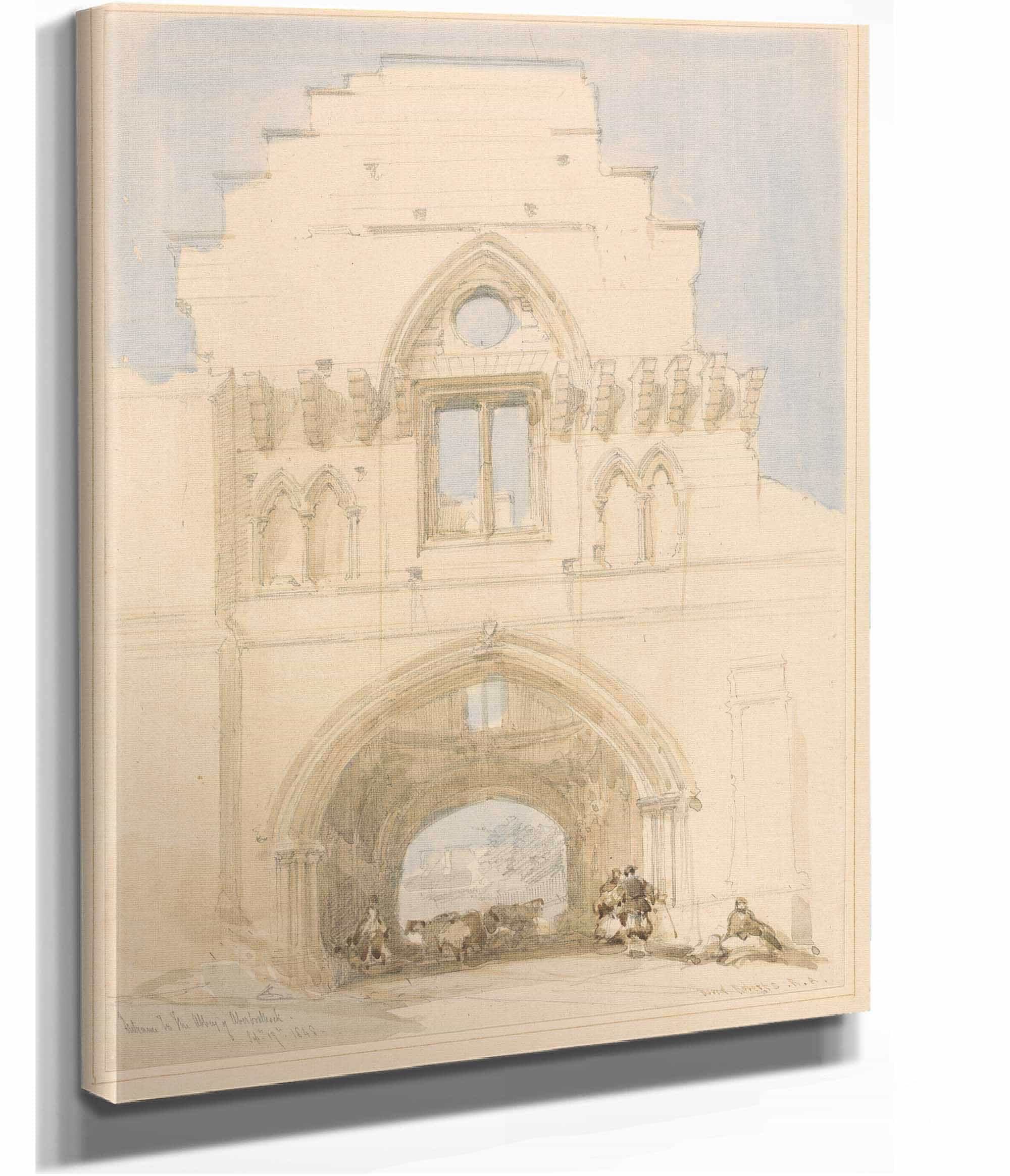 Aberothock Abbey by David Roberts