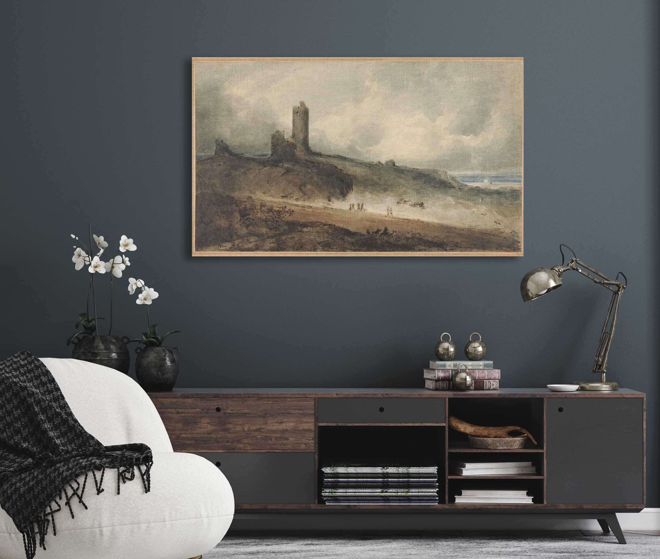Aberystwyth Castle To by John Sell Cotman