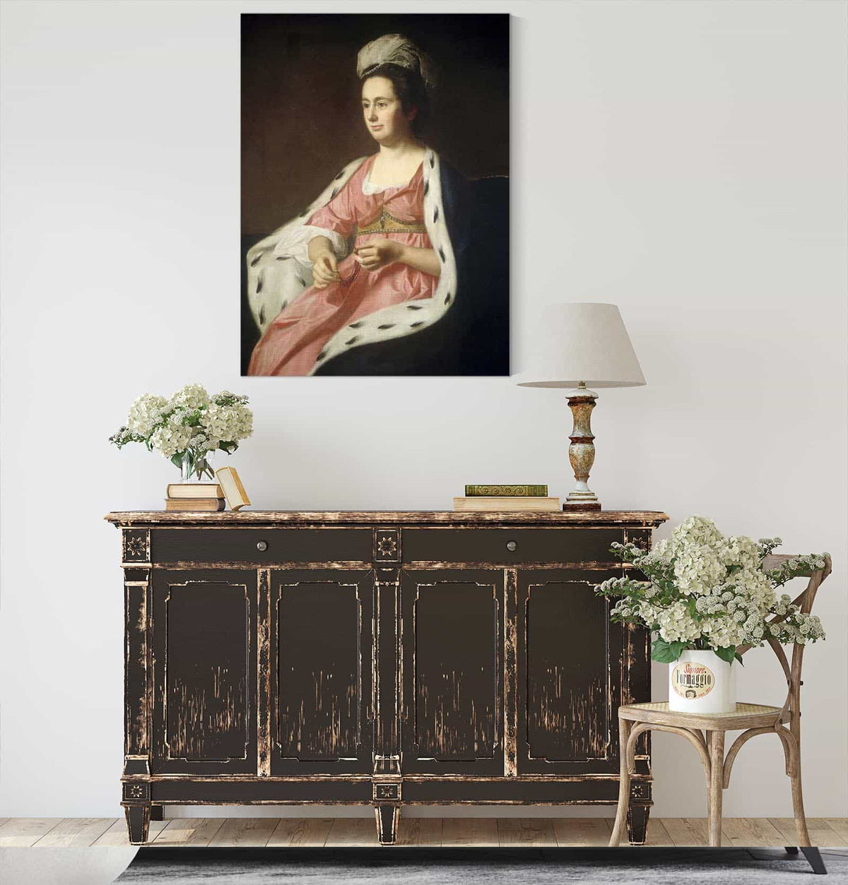 Abigail Smith Babcock Mrs Adam Babcock by John Singleton Copley