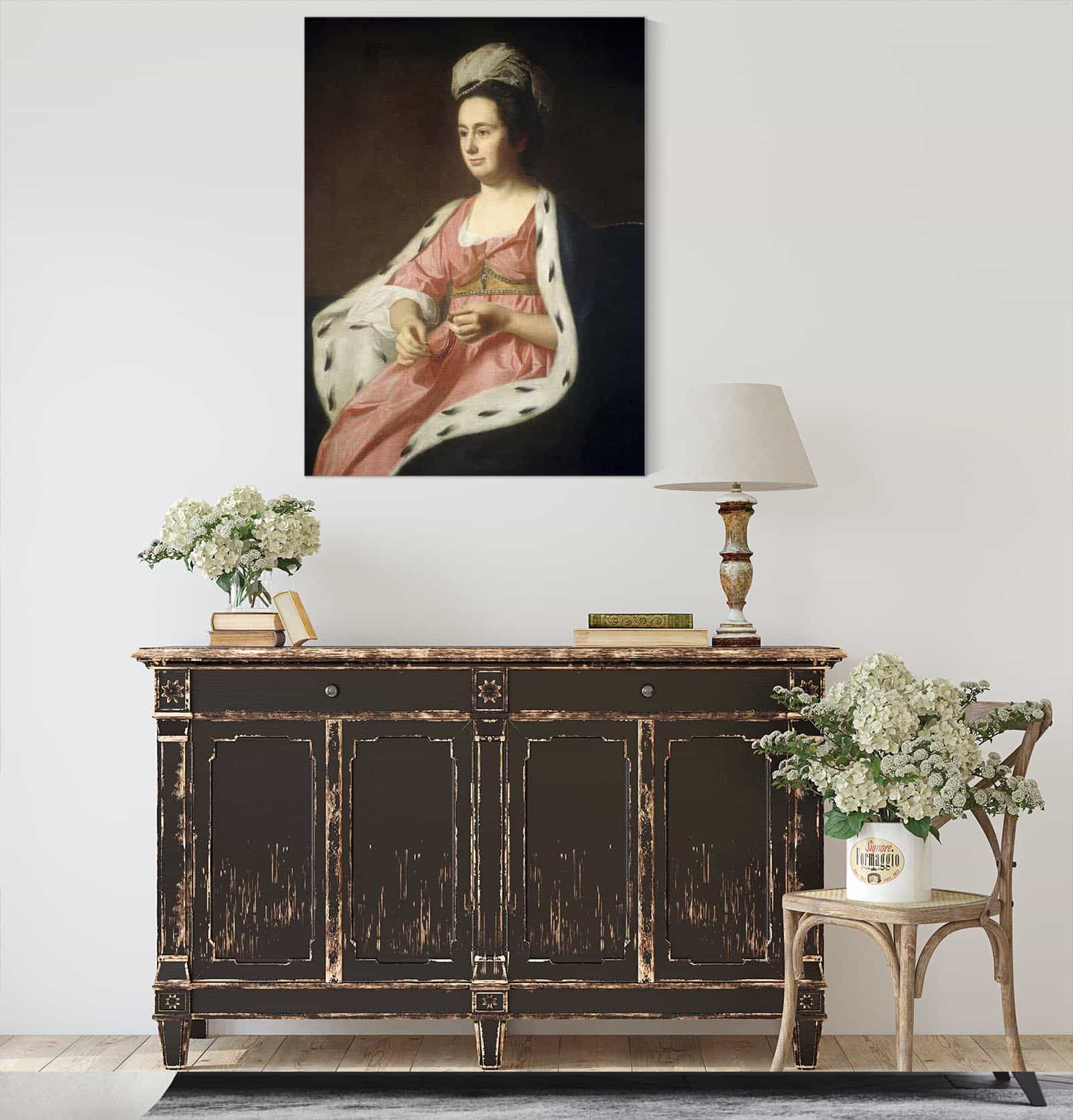 Abigail Smith Babcock Mrs Adam Babcock by John Singleton Copley
