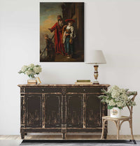 Abraham Dismissing Hagar And Ishmael by Nicolaes Maes