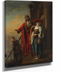 Abraham Dismissing Hagar And Ishmael by Nicolaes Maes