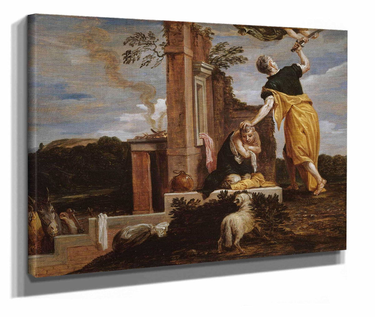 Abrahams Sacrifice Of Isaac by David Teniers The Younger