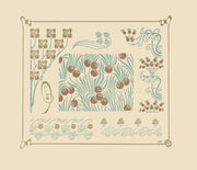 Abstract Design Based On Berries And Flower Buds by Maurice Pillard Verneuil