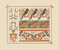 Abstract Design Based On Birds Fish Butterflies Dragonflies by Maurice Pillard Verneuil