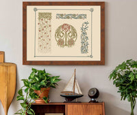 Abstract Design Based On Flowers And Berries by Maurice Pillard Verneuil