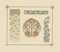 Abstract Design Based On Flowers And Berries by Maurice Pillard Verneuil