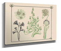 Abstract Design Based On Flowers And Pinecones by Maurice Pillard Verneuil