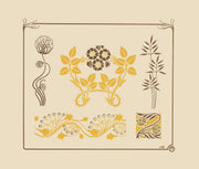 Abstract Design Based On Flowers And Thorns by Maurice Pillard Verneuil