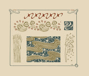 Abstract Design Based On Grasses And Leaves by Maurice Pillard Verneuil